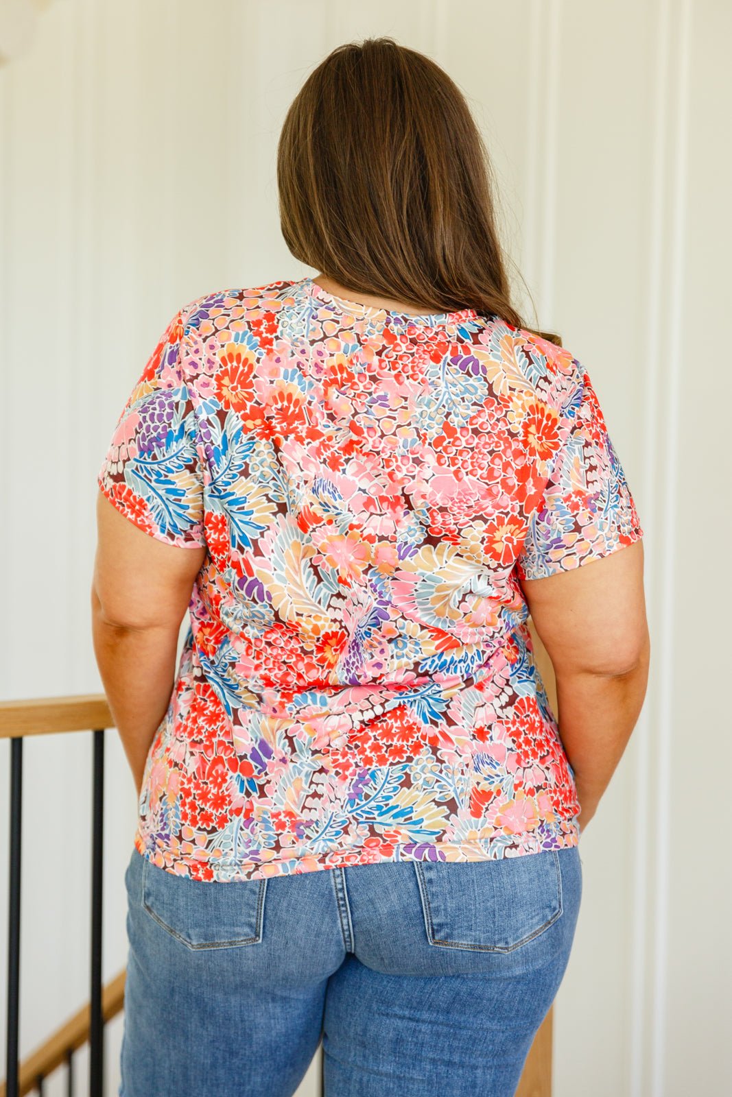 Flowers Everywhere Floral Top - Happily Ever Atchison Shop Co.