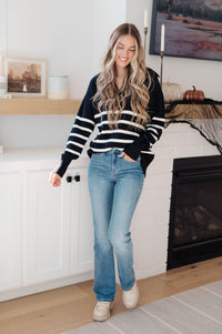 From Here On Out Striped Sweater - Happily Ever Atchison Shop Co.