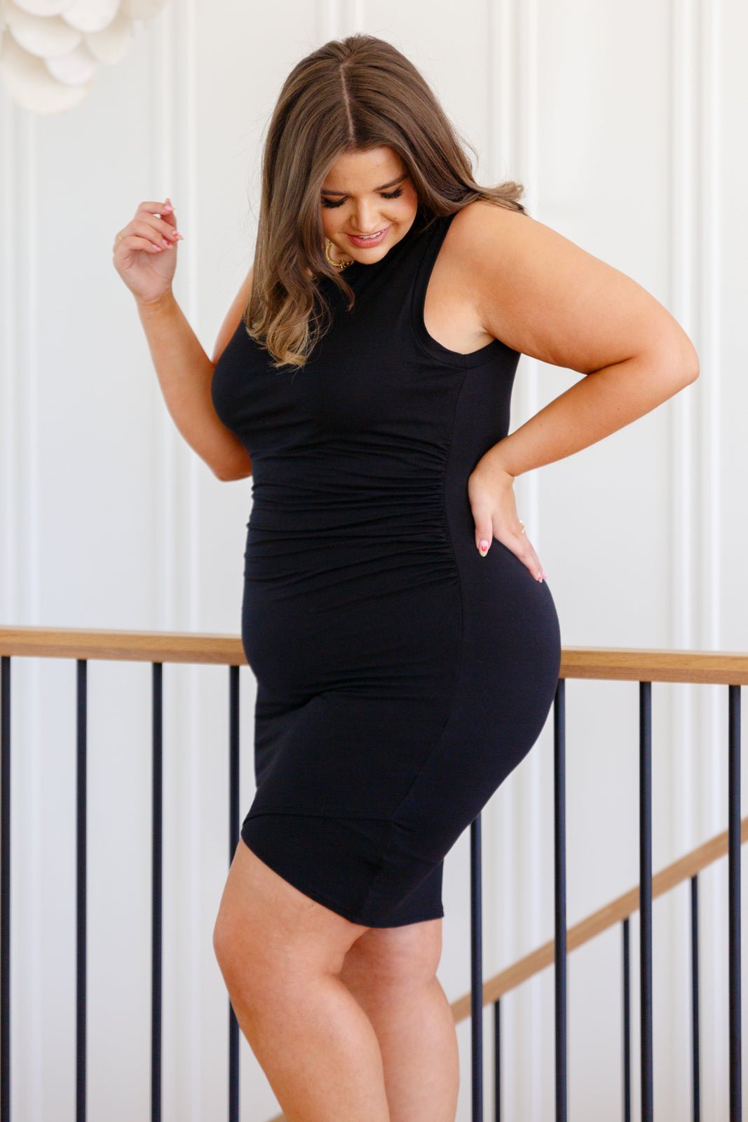 Fully Justified Ruched Wrap Dress - Happily Ever Atchison Shop Co.