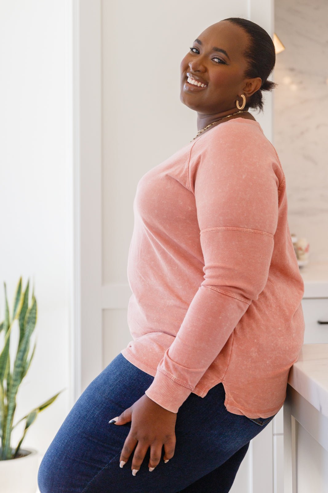 Fun Beginnings Raglan Top In Dusty Mauve - Happily Ever Atchison Shop Co.