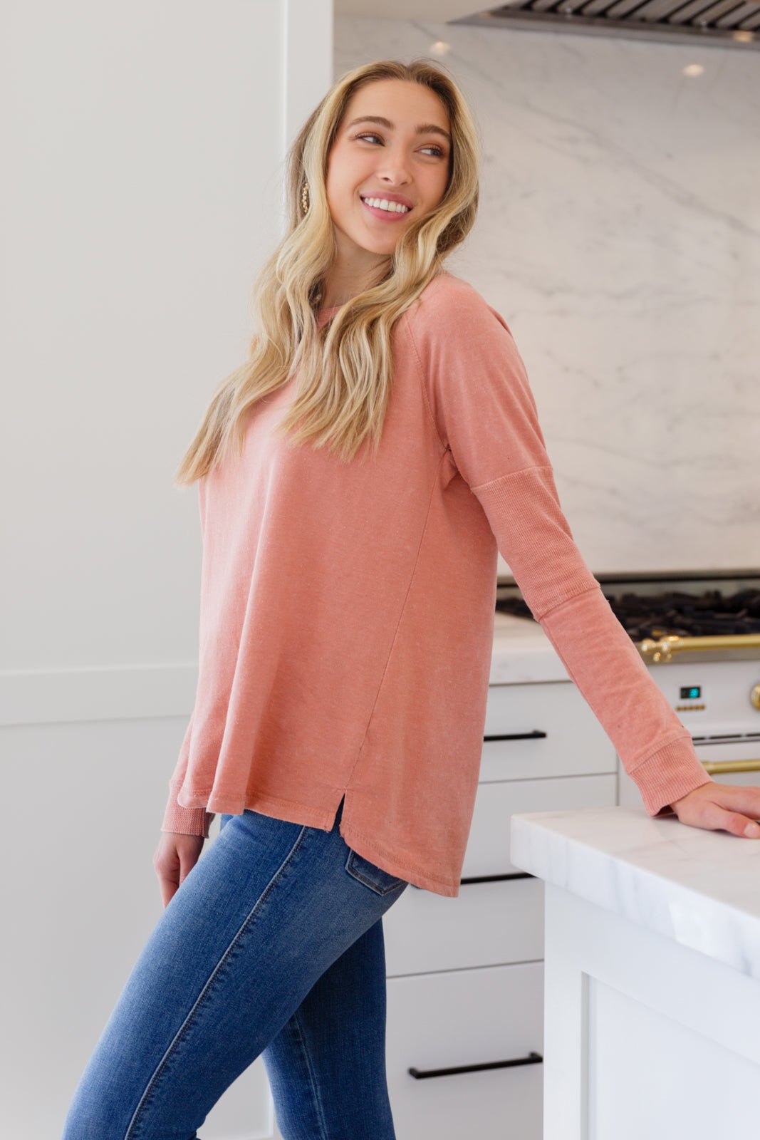 Fun Beginnings Raglan Top In Dusty Mauve - Happily Ever Atchison Shop Co.