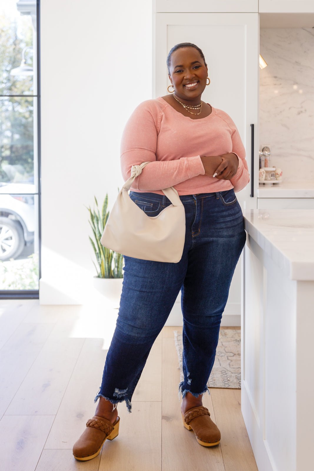 Fun Beginnings Raglan Top In Dusty Mauve - Happily Ever Atchison Shop Co.