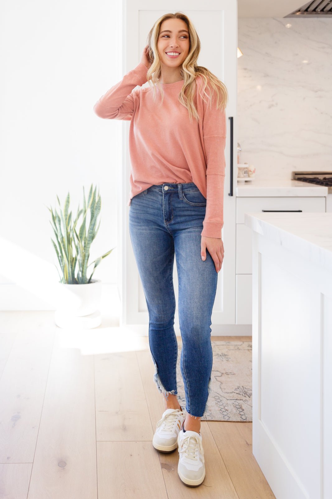 Fun Beginnings Raglan Top In Dusty Mauve - Happily Ever Atchison Shop Co.