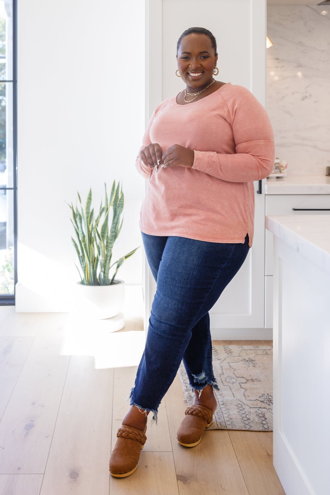 Fun Beginnings Raglan Top In Dusty Mauve - Happily Ever Atchison Shop Co.