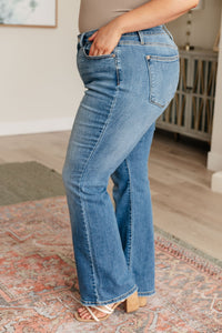 Genevieve Mid Rise Vintage Bootcut Jeans - Happily Ever Atchison Shop Co.