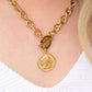 Coin Accent Chain Necklace - 1985 the VAULT Boutique