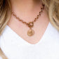 Coin Accent Chain Necklace - 1985 the VAULT Boutique