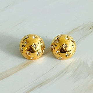 Starlight Sphere Stud Earrings - 1985 the VAULT Boutique