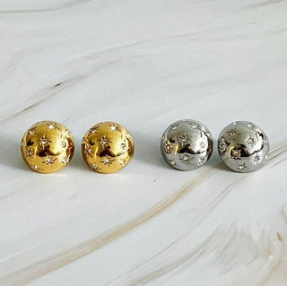 Starlight Sphere Stud Earrings - 1985 the VAULT Boutique