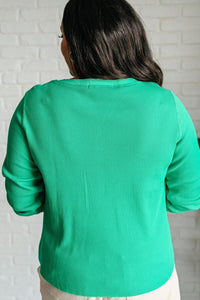 Greensleeves Waffle Knit Henley - Happily Ever Atchison Shop Co.