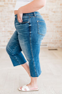 Hayes High Rise Wide Leg Crop Jeans - Happily Ever Atchison Shop Co.