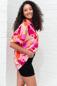 Hazy Cosmic Jive Relaxed Blouse - Happily Ever Atchison Shop Co.