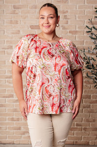 Hello, It's Me Paisley Blouse - Happily Ever Atchison Shop Co.