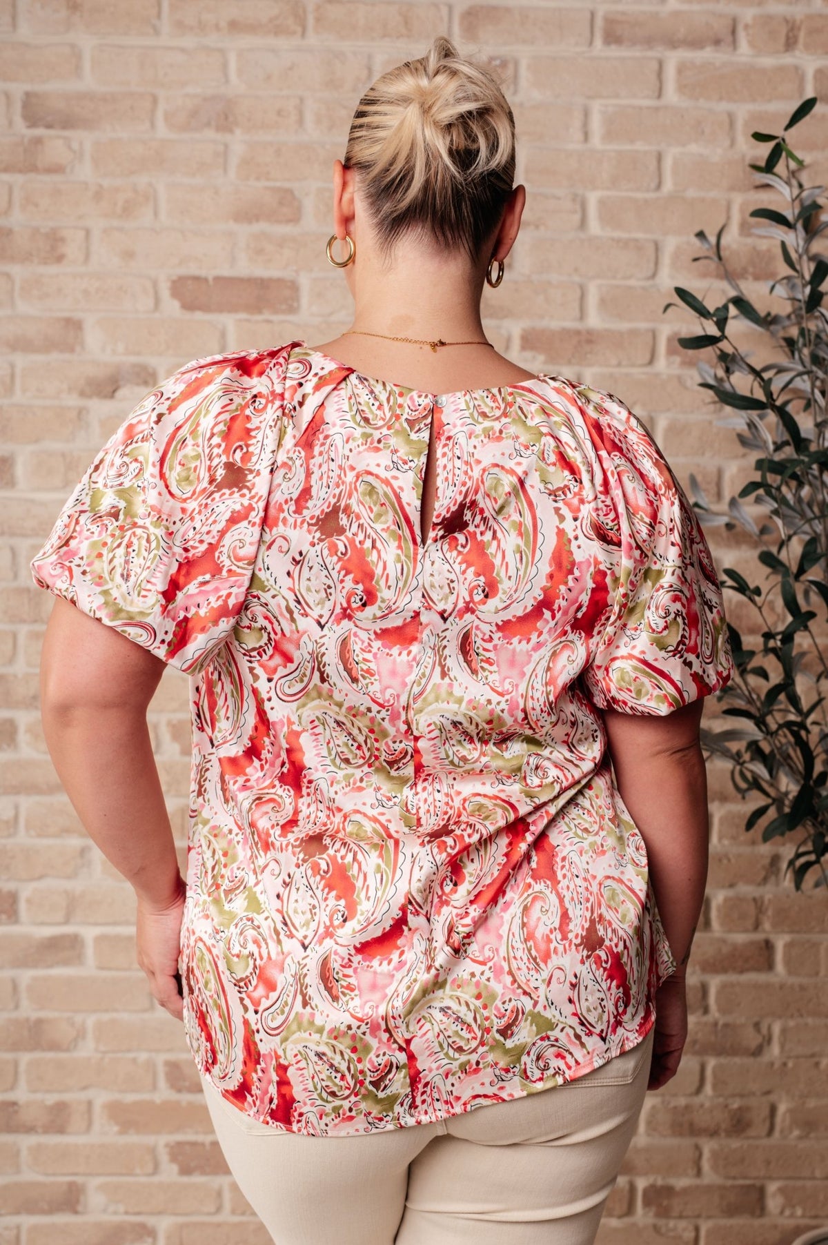 Hello, It's Me Paisley Blouse - Happily Ever Atchison Shop Co.