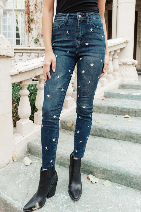 High Rise Starlight Skinnies - Happily Ever Atchison Shop Co.