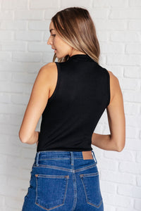 Higher and Higher Ribbed Zip Up Bodysuit - Happily Ever Atchison Shop Co.