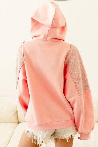 BiBi Square Panel Block Detailed Hoodie - 1985 the VAULT Boutique