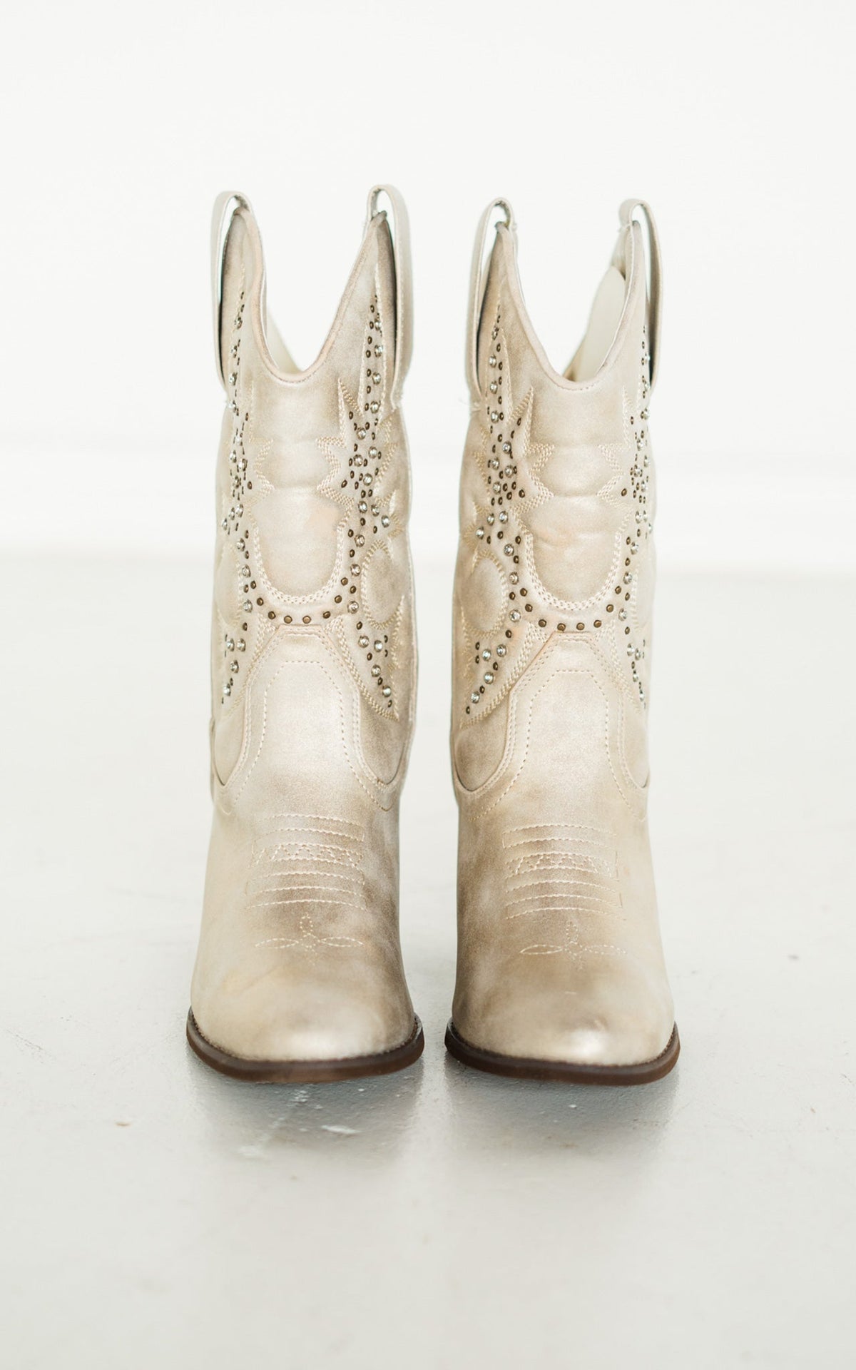 Houston Western Boots in Champagne - 1985 the VAULT Boutique