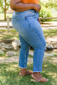 Howdy Embroidery Boyfriend Jeans - Happily Ever Atchison Shop Co.