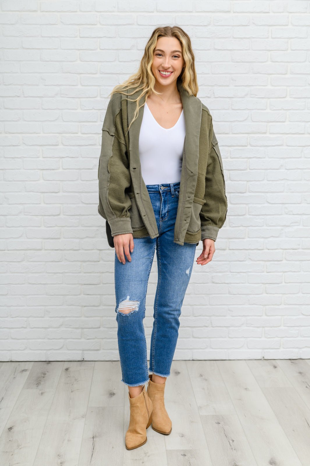 Howdy Embroidery Boyfriend Jeans - Happily Ever Atchison Shop Co.