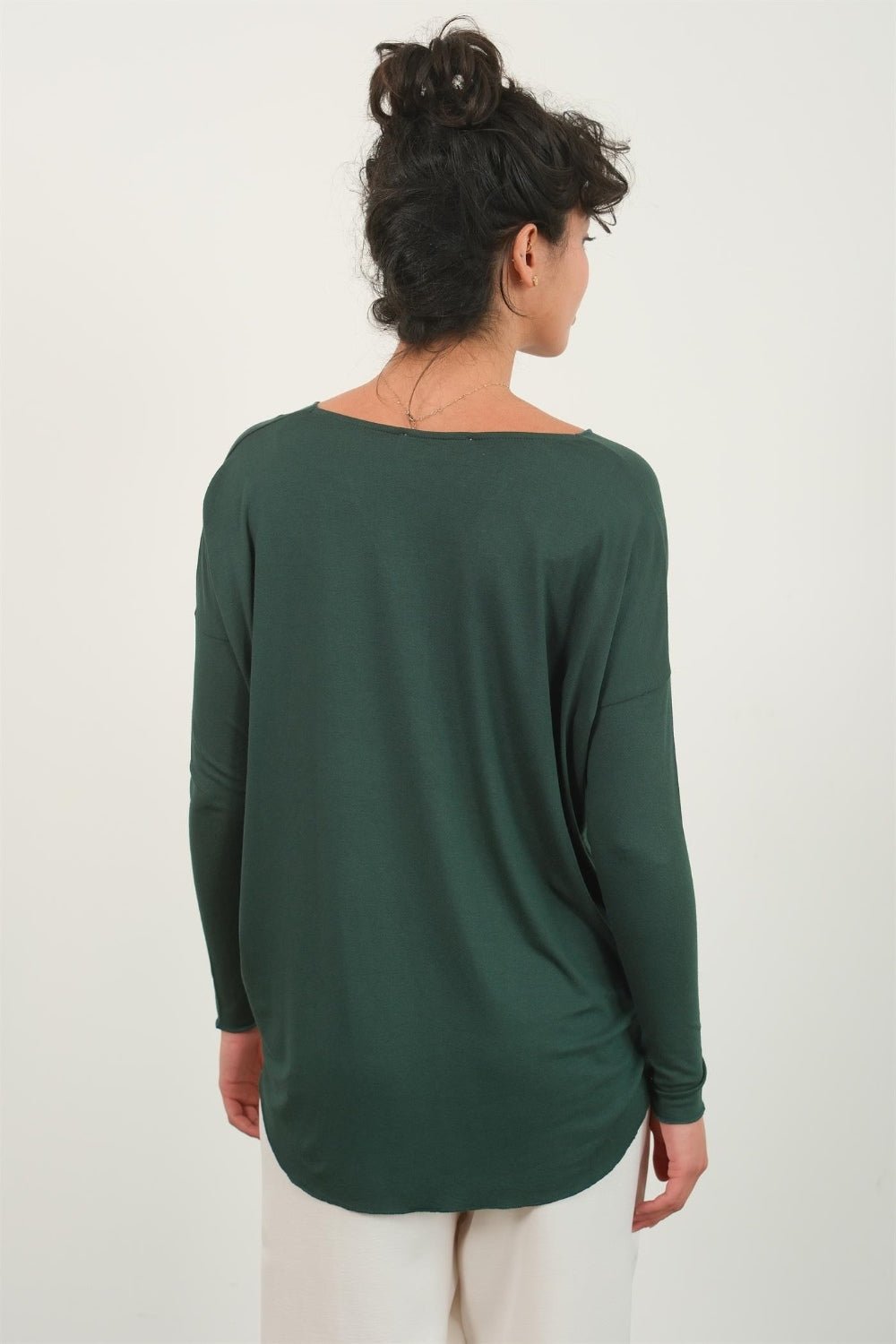 HYFVE Draped Drop Shoulder Long Sleeve Top - Happily Ever Atchison Shop Co.