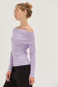 HYFVE Off Shoulder Ribbed Knit Top - Happily Ever Atchison Shop Co.