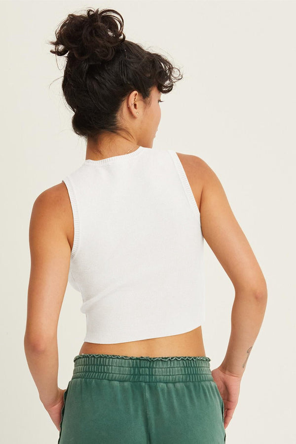 HYFVE Ribbed Knit Cropped Tank - Happily Ever Atchison Shop Co.