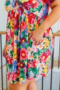 In The Garden Floral Dress - Happily Ever Atchison Shop Co.