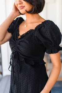 It's Cocktail Hour Ruffle Detail Dress - Happily Ever Atchison Shop Co.