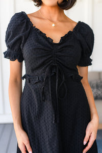 It's Cocktail Hour Ruffle Detail Dress - Happily Ever Atchison Shop Co.