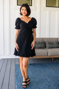 It's Cocktail Hour Ruffle Detail Dress - Happily Ever Atchison Shop Co.