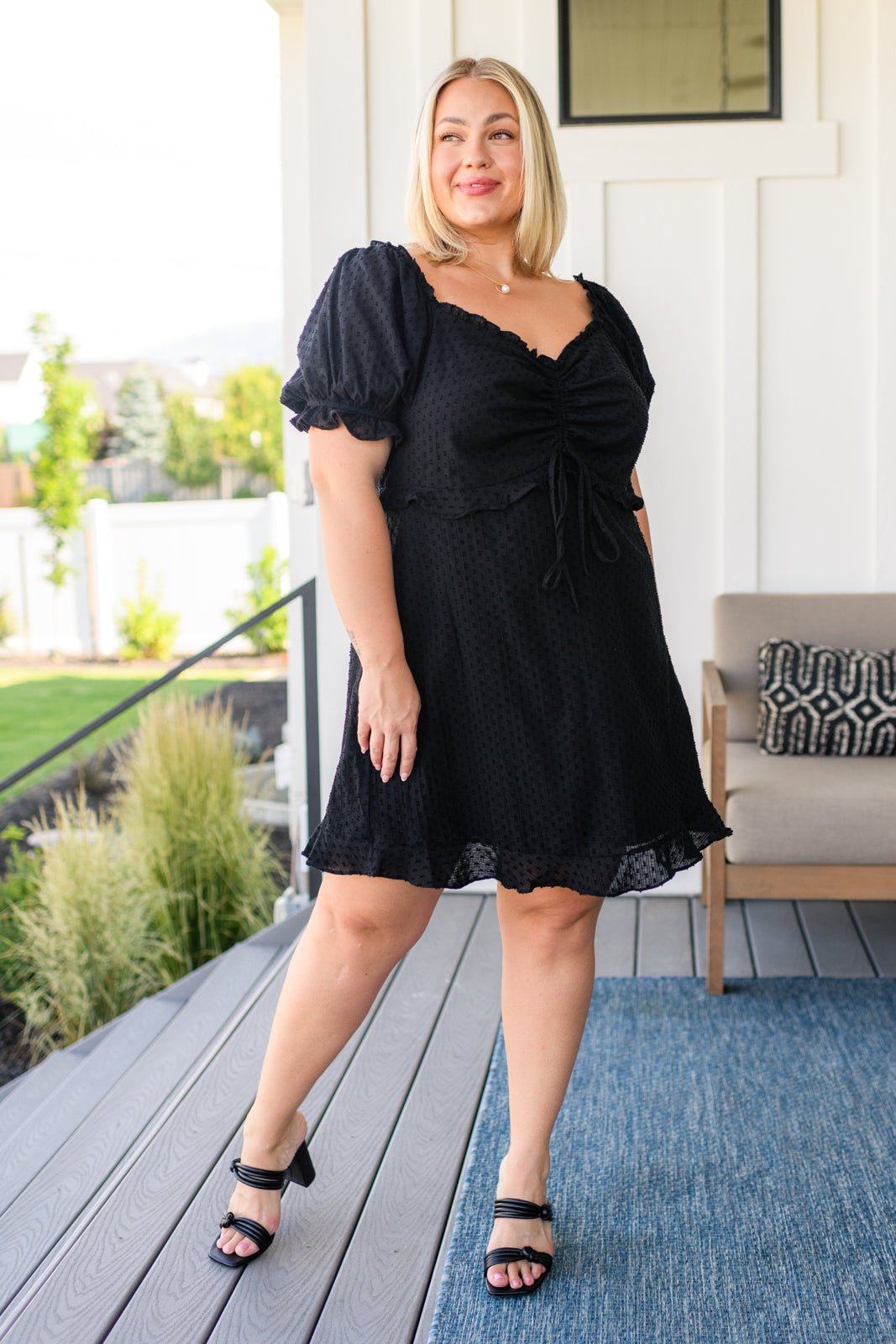 It's Cocktail Hour Ruffle Detail Dress - Happily Ever Atchison Shop Co.