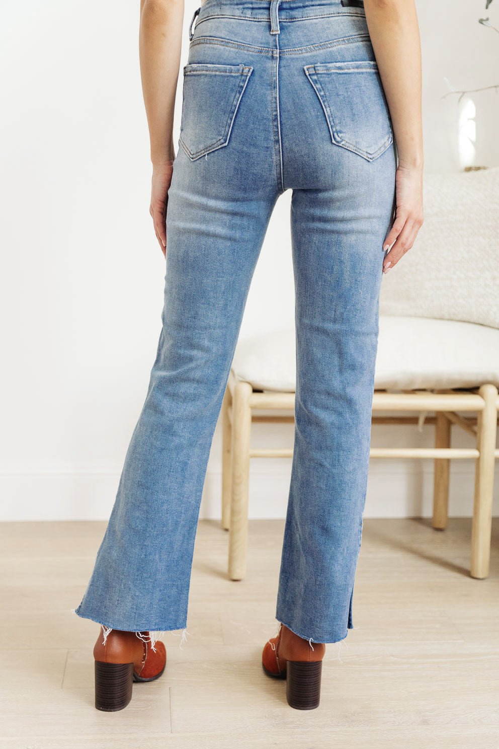 Jody Slim Flare Side Slit Jeans - Happily Ever Atchison Shop Co.