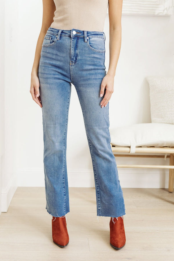 Jody Slim Flare Side Slit Jeans - Happily Ever Atchison Shop Co.