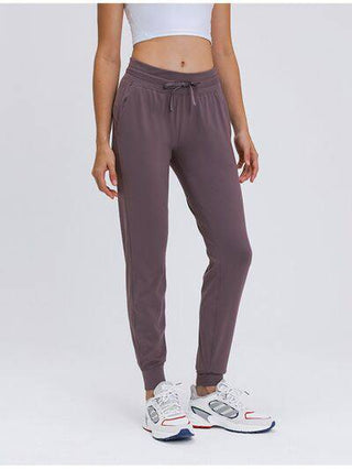 Double Take Tied Joggers with Pockets - 1985 the VAULT Boutique