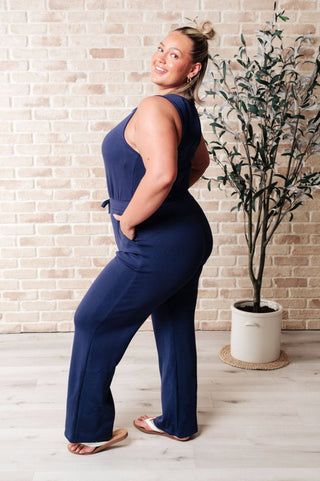 Rest Day Straight Leg Jumpsuit - 1985 the VAULT Boutique