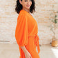 Roll With me Romper in Tangerine - 1985 the VAULT Boutique