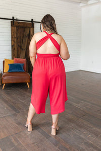 Good Idea Jumpsuit in Red - 1985 the VAULT Boutique