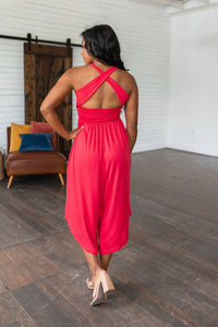 Good Idea Jumpsuit in Red - 1985 the VAULT Boutique