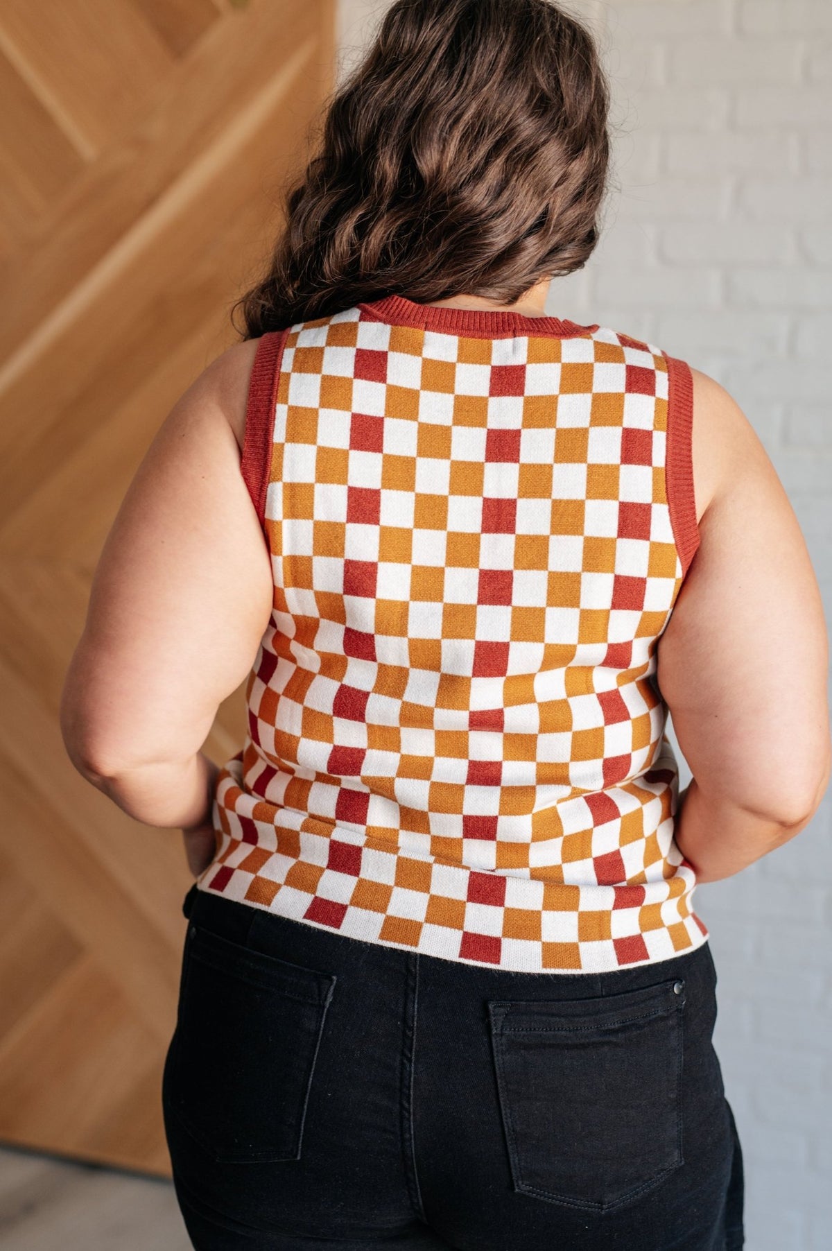 Keeping Score Checkered Tank - Happily Ever Atchison Shop Co.