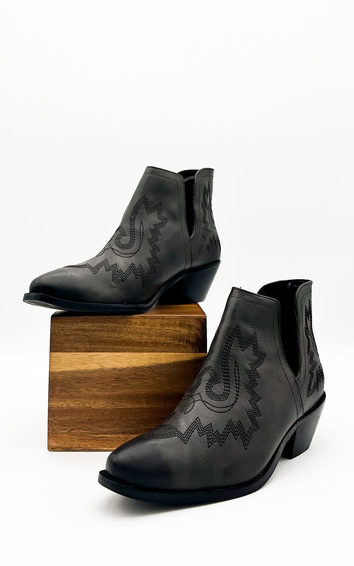 Kickin' Booties in Black - 1985 the VAULT Boutique