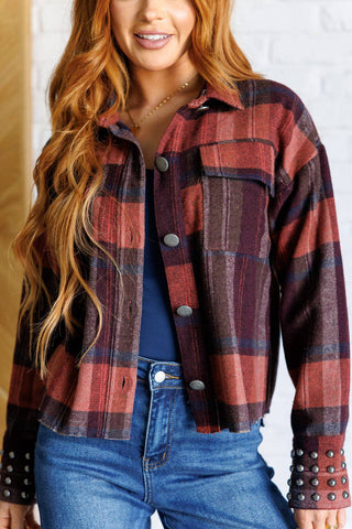 Already There Plaid Shacket - 1985 the VAULT Boutique