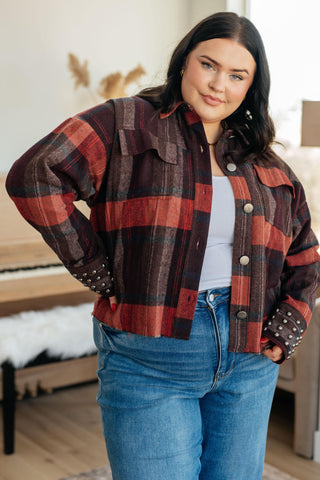 Already There Plaid Shacket - 1985 the VAULT Boutique