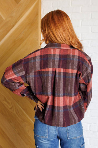 Already There Plaid Shacket - 1985 the VAULT Boutique