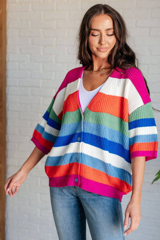 Bold Flirt Button Down Cardigan - 1985 the VAULT Boutique