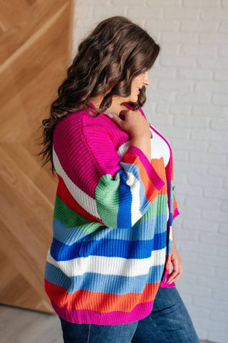 Bold Flirt Button Down Cardigan - 1985 the VAULT Boutique