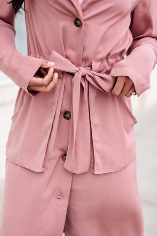 First Day Of Spring Jacket in Dusty Mauve - 1985 the VAULT Boutique