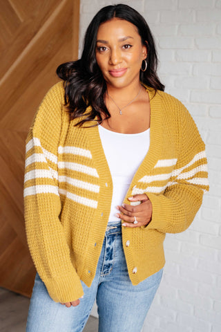 On Top of the World Striped Cardigan - 1985 the VAULT Boutique