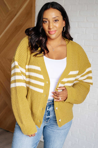 On Top of the World Striped Cardigan - 1985 the VAULT Boutique