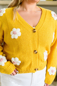 You're Enough Floral Cardigan